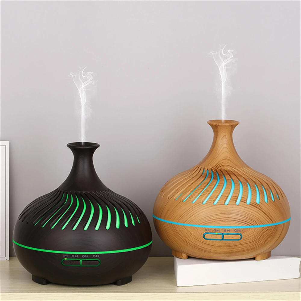 

500ML Essential Oil Diffuser Upgraded Diffusers for Essential Oils Aromatherapy Diffuser Cool Mist Humidifier with 7 Color Light