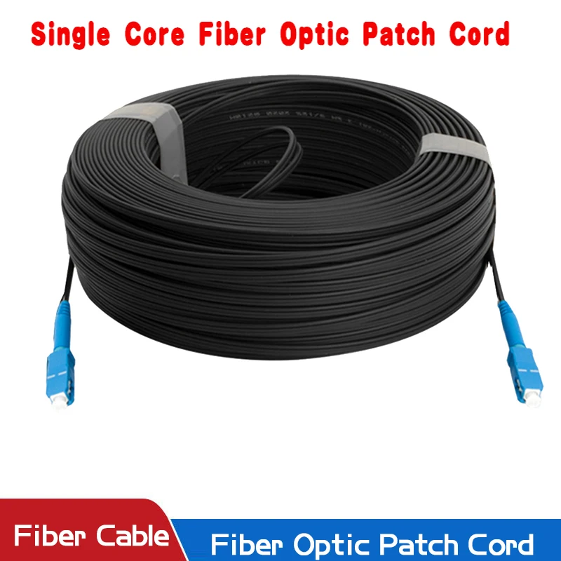 

Indoor Drop Cable Fiber Optic Drop Cable Single Mode Simplex Fiber Optic Patch Cord Optical Patch Cable
