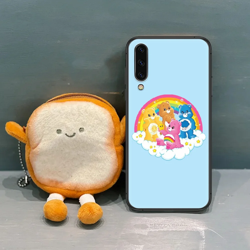 

Cute Cartoon Bear Phone Case For Samsung Galaxy A 10 20 21 30 40 42 50 51 52 70 71 72 81 E S 4G 5G black Bumper Painting Coque