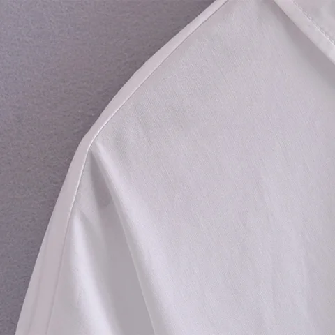 Однотонное повседневное летнее платье-рубашка, женское офисное Хлопковое платье с отложным воротником, платья с коротким рукавом и бантом на резинке на талии