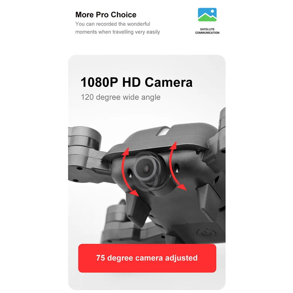 GPS Дрон с HD камерой складной Квадрокоптер функцией слежения за точкой Wi Fi FPV