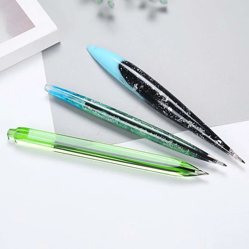 

1 шт. для ювелирных изделий, многофункциональное Силиконовое ремесло, «сделай сам», форма для шариковой ручки, прозрачная декоративная ручк...