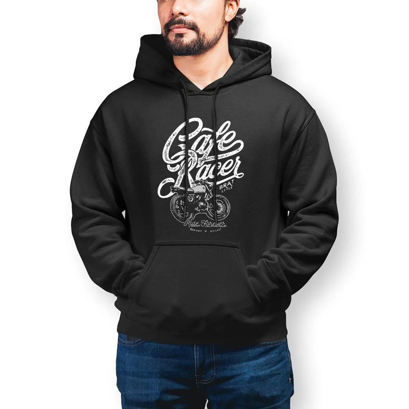 

Мужская хлопковая толстовка с капюшоном, с капюшоном