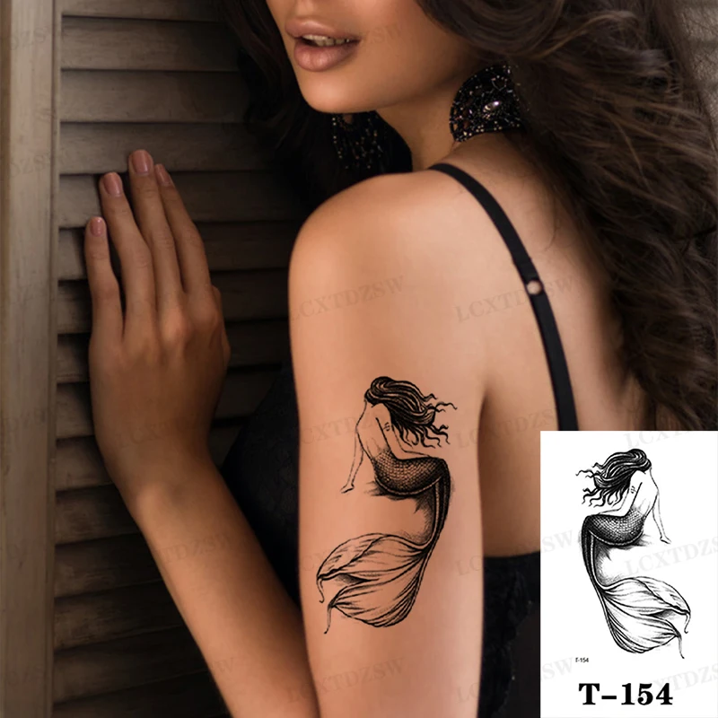 Snake Sticker Blue Red Temporary Waterproof Tiger Fake Tattoo Women's Small Size Man Body Girl Arm Waist Sexy Snake Tattoo