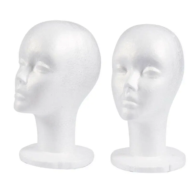 Женский манекен парик из пенопласта стенд для демонстрации очков Шляпы