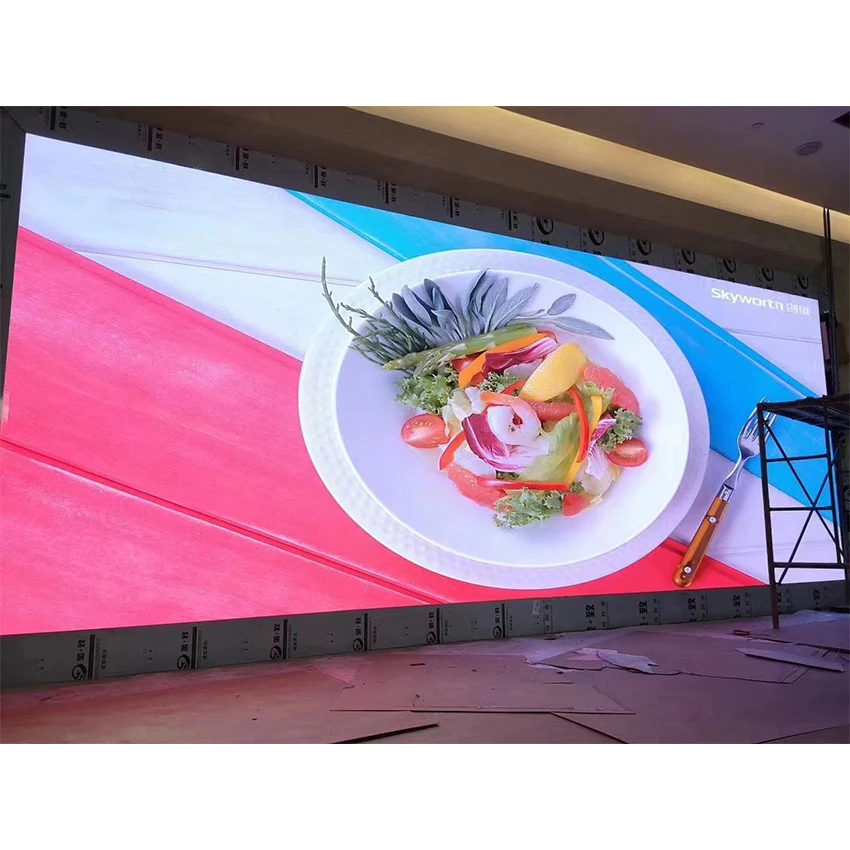 640x640 мм P2.5mm Крытый светодиодный Дисплей панелей 256*256 точки Экран дисплея видео