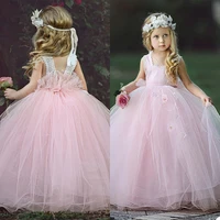 luxurious flower girl dresses little princess dresses elegant gown appliques floor length wear