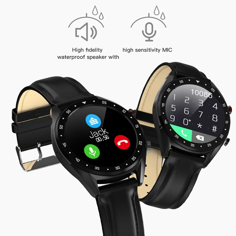 L7 Bluetooth Смарт-часы для мужчин ЭКГ+ Ppg Hrv монитор сердечного ритма кровяного давления Ip68 Водонепроницаемый умный браслет Android Ios