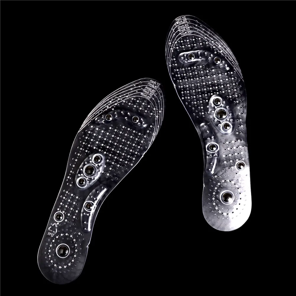 

1Pair Massage Insoles Breathable Shoes Pad Magnetic Acupoint Magnetotherapy Pad Shoes Soles Inserts Tool 27cm