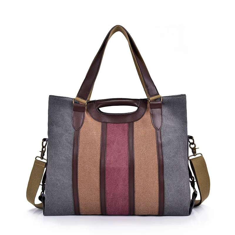 

Женская Холщовая Сумка, в стиле пэчворк, через плечо