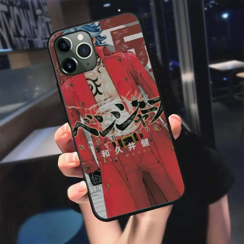

Anime Tokyo Revengers Manga Phone Case For iphone 7 8 plus x xr xs 11 12 mini pro max black soft nax fundas cover
