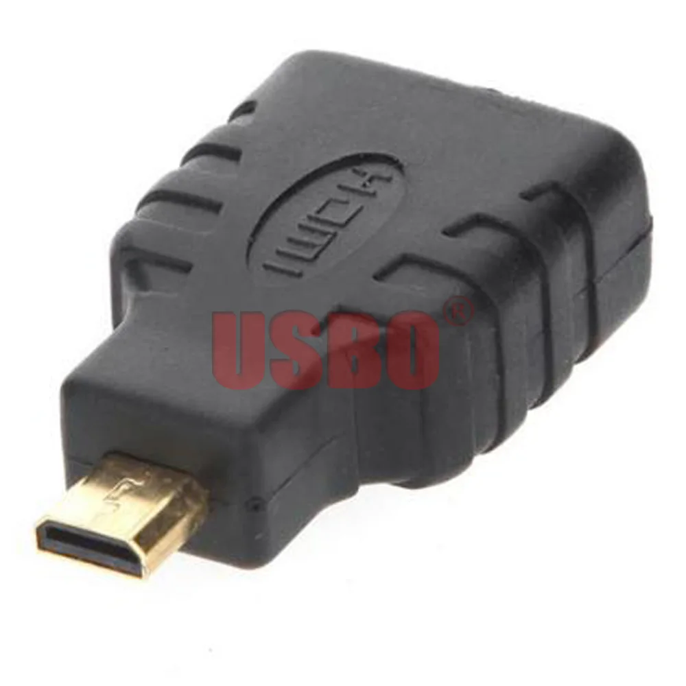 Высокое качество Черный 1 4 в позолоченный HDMI кабель передачи данных разъем Micro