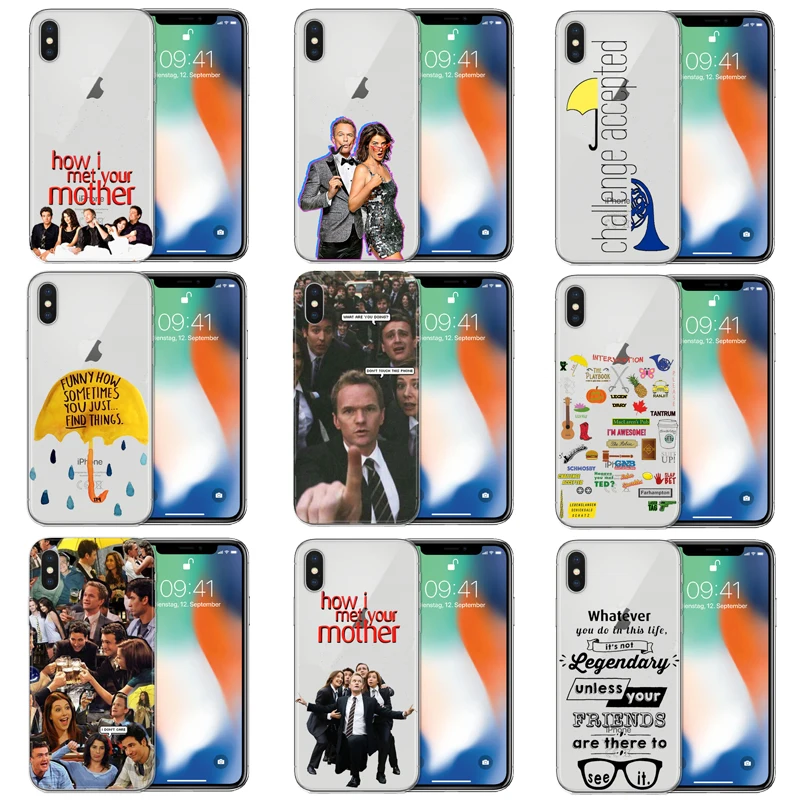 Защитный чехол для телефона с цитатой Как я встретил вашу маму himym iPhone 8 7 6S Plus XS 11 12