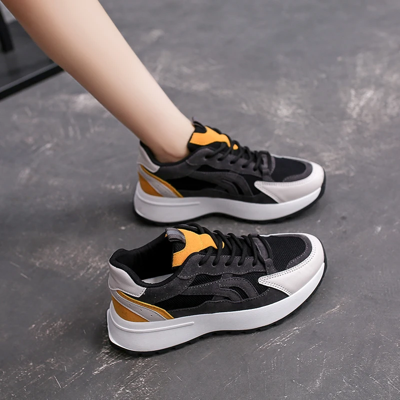 

New Gumps Women Sneakers 2021 Running Shoes for women Sport Woman Breathable Trainers Ladies Green Yellow Footwear Tenis Shoes