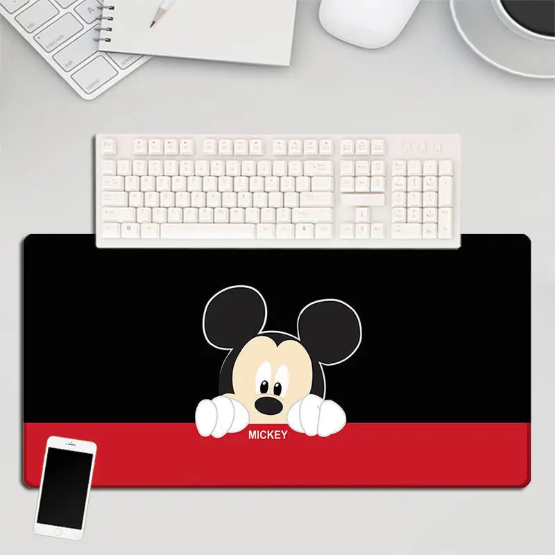 

Disney Mickey Minnie Large Size Cartoon Mouse Pad PC Computer mat gaming Mousepad Anti-Slip Thickened Gamer Mat Desk Accessories