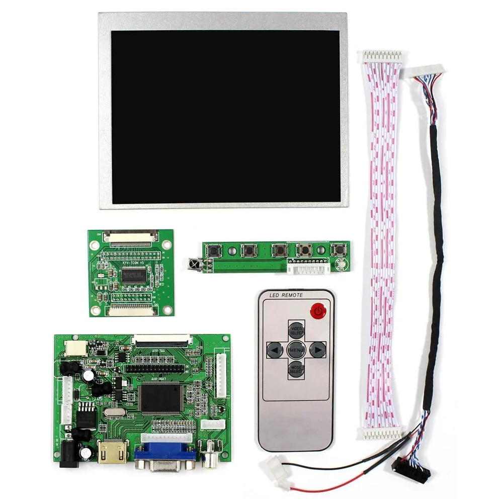 Original 5.6&quotinch LCD Display AT056TN53 V.1 screen controller driver board HDMI VGA 2AV | Компьютеры и офис