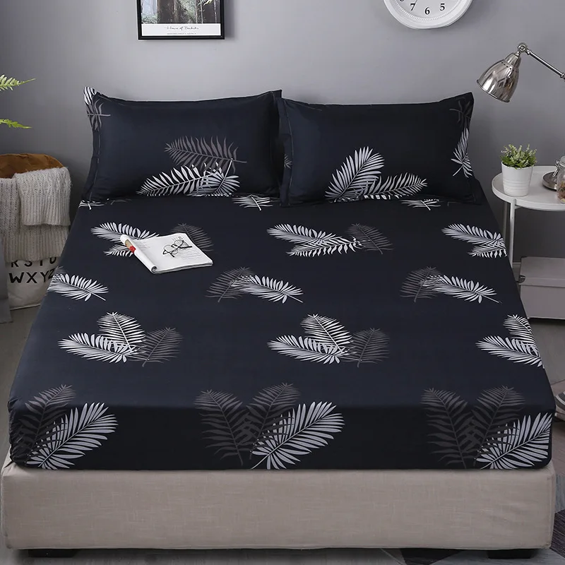 Наматрасник эластичное постельное белье простыня мультяшный Скандинавский