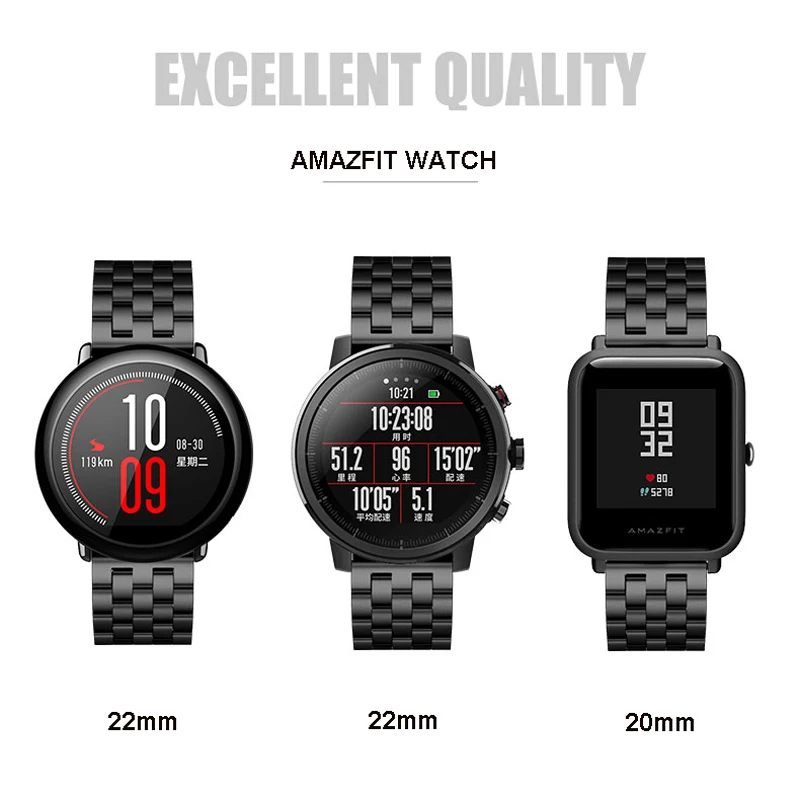20/22 mm Metal Stainless Steel Watch band For Huawei Watch GT 2 Pro Magic Band Smart Watch Replacement Strap for Gear S3 Galaxy