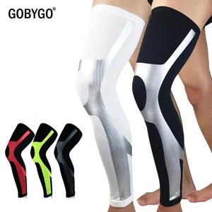 Компрессионные гетры GOBYGO унисекс, спортивные Леггинсы для бега, футбола, баскетбола, наколенники для футбола, 1 шт.