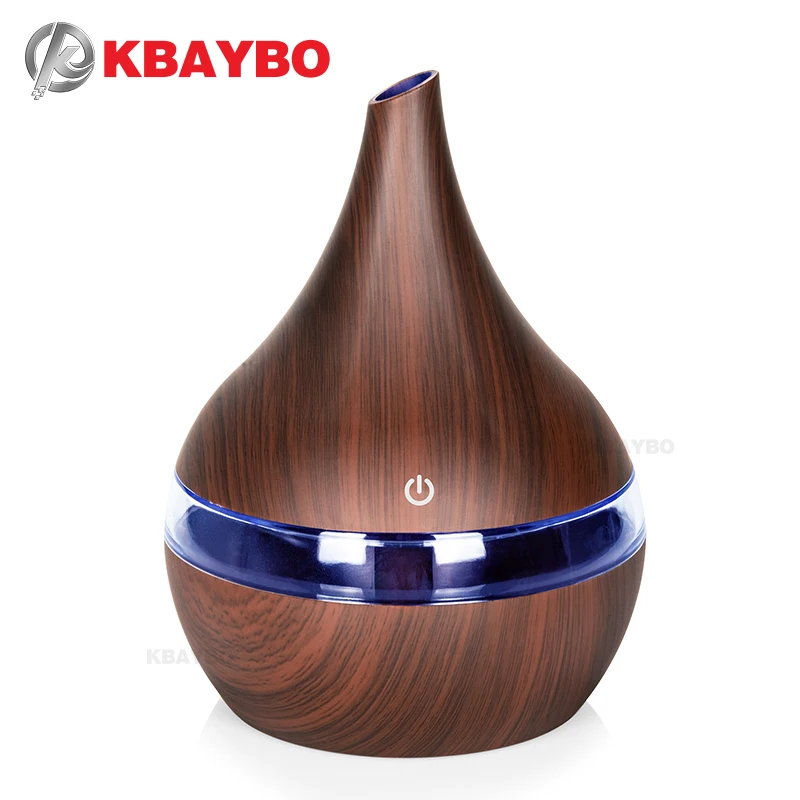

Aroma essential oil diffuser wood mistmaker portable usb air humidifier aroma diffuser 300ml mist diffuser fogger air vaporizer