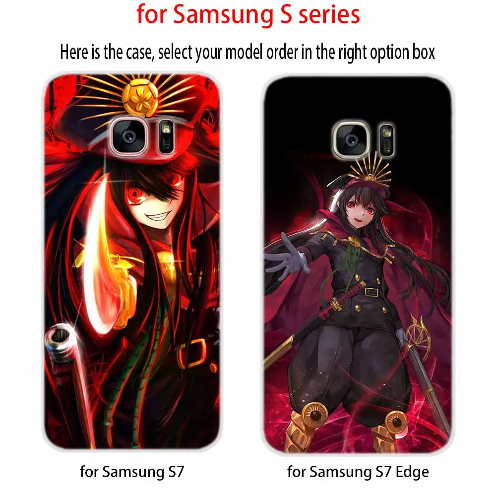 Phone Case Cover For Samsung Galaxy S7 Edge S8 S9 S10 S11 S20 S21 Plus Ultra Lite E Fate Oda Nobunaga Anime | Мобильные телефоны и
