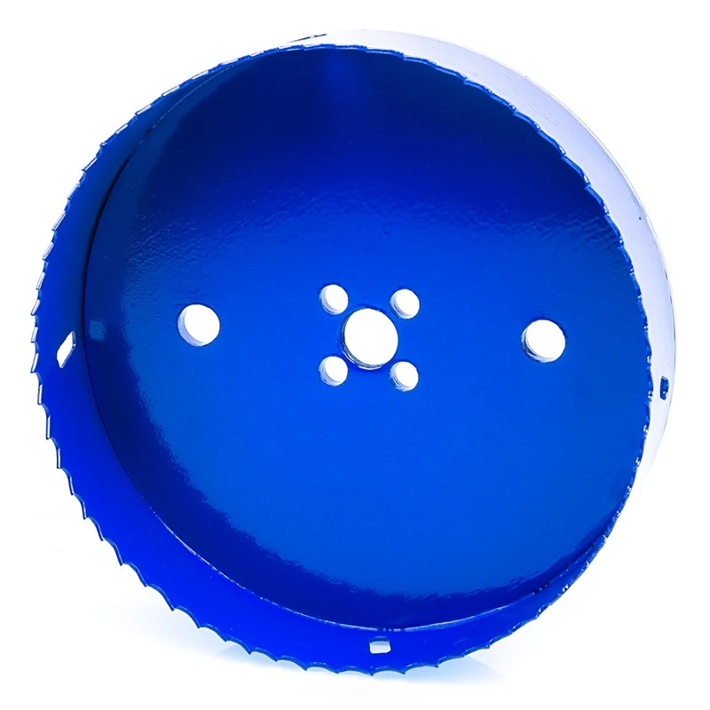 6 Inch 152 Mm Hole Saw Blade for Cornhole Boards/Corn Drilling Cutter & Hex Shank Drill Bit Adapter (Blue) | Инструменты