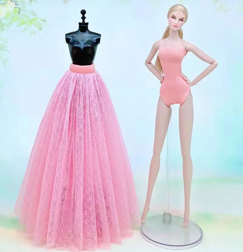 Платье в горошек 11 5 дюйма 2 шт./компл. бикини и юбка для куклы Барби Одежда кукол
