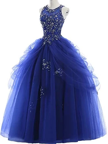 ANGELSBRIDEP бальное платье с высокой горловиной платья для Quinceanera Милые 15 вечерние