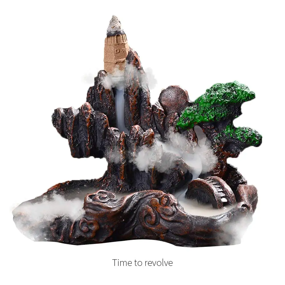 Lotus Backflow благовония горелка наборы благовоний конусы для обратного потока башня