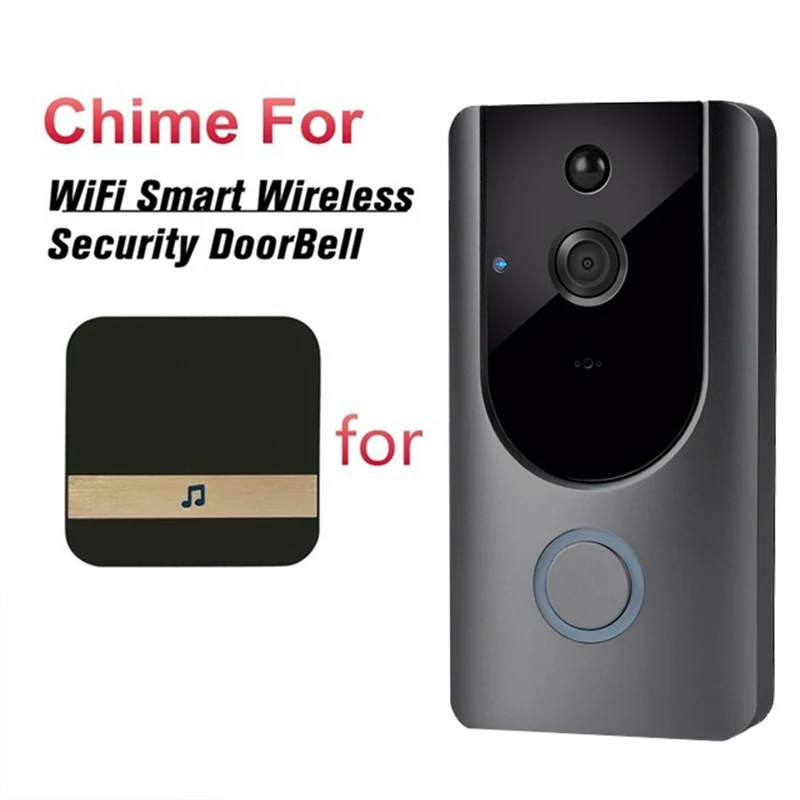 Умный дверной звонок Wifi камера IP видео домофон для квартиры ИК сигнализация