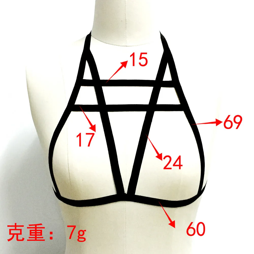Лидер продаж пикантный женский бюстгальтер на бретельках в клетку укороченный