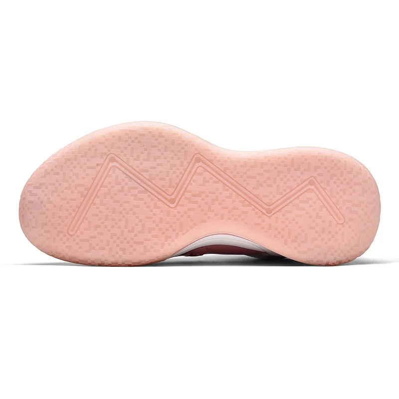 White Pink High-top Men's Professional Basketball Sneakers 2021 Unisex Anti-Shock Cushion Platform Baskets Shoes Womens Trainers