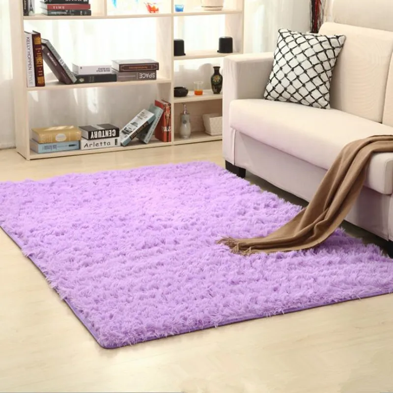 

Plush Soft Shaggy Alfombras Carpet Faux Fur Area Rug Non-slip Floor Mats For Living Room Bedroom Home Decoration Supplies