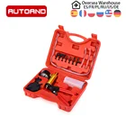 Ручной вакуумный инструмент для прокачки тормозной жидкости, алюминиевый насос, вакуумный манометр