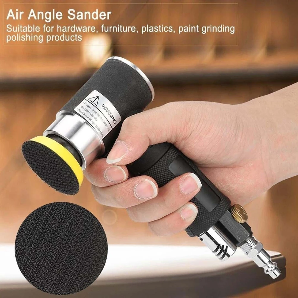 

1"/2"/3" Orbit Air Sander Mini Pneumatic Grinding Machine Palm Sander High Speed Air Powered Car Polishing Sanding Polisher