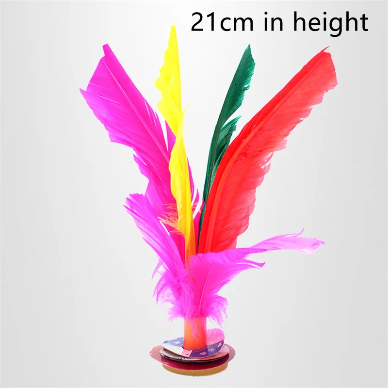 

1pcs China Jianzi Footbal Foot Kick Handwheel Fancy Goose Feather Shuttlecock Fitness Entertainment For Physical Exercise