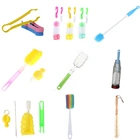 Набор щеток для детских бутылочек, Детская губка с вращающимся на 360 градусов носиком, Набор Щеток Для Чистки бутылочек