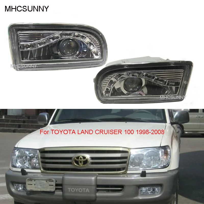 1 комплект светодиодный передний бампер туман светильник для TOYOTA LAND CRUISER 100 1998 2008