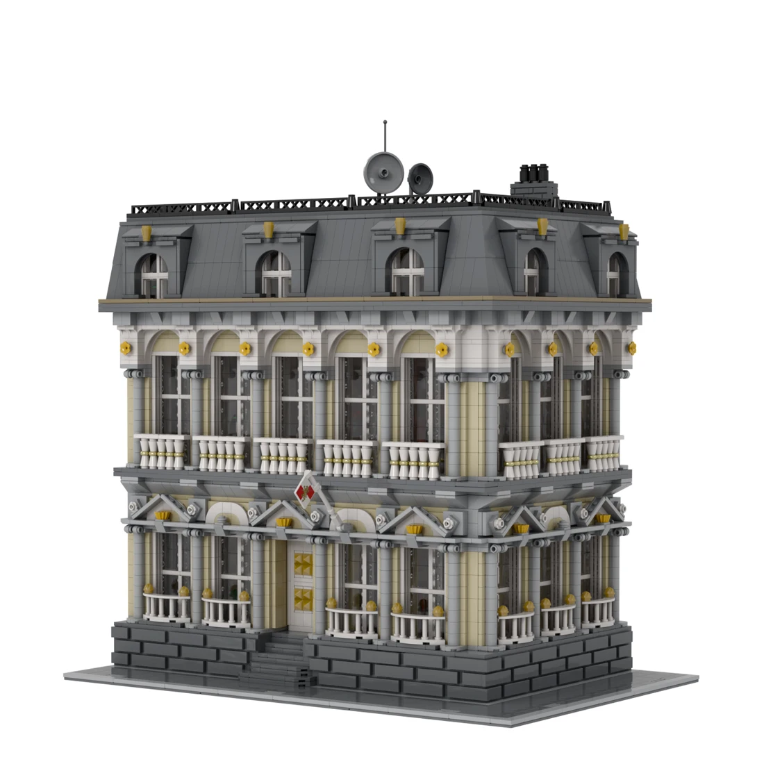 8491Pcs MOC-76209 The Embassy Building DIY Architecture Blocks Toy (Licensed and Designed by Brickstyle City) | Игрушки и хобби