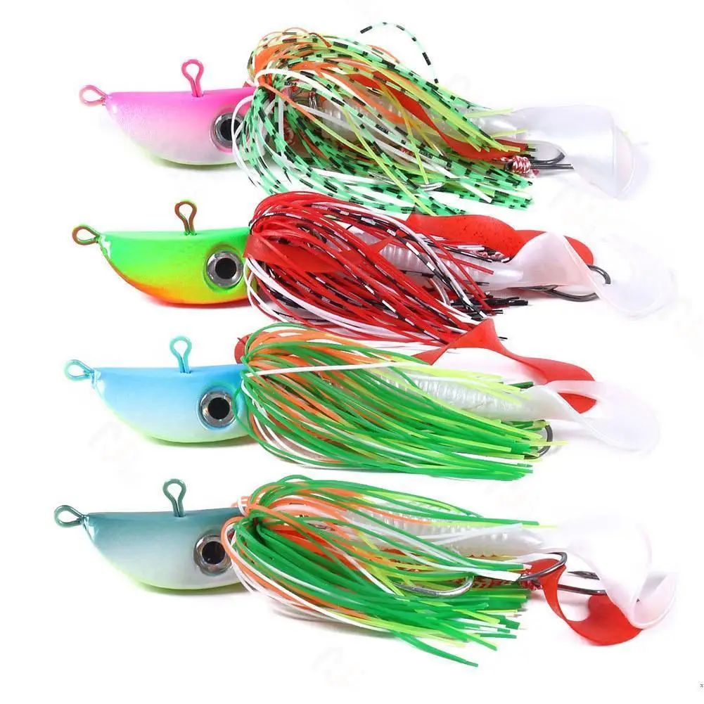 

Luya Simulation Fake Bait 20/40/60g Sea Fishing Octopus Beard Lead Hook Bait Fishing Bait Artificial Fake Bait