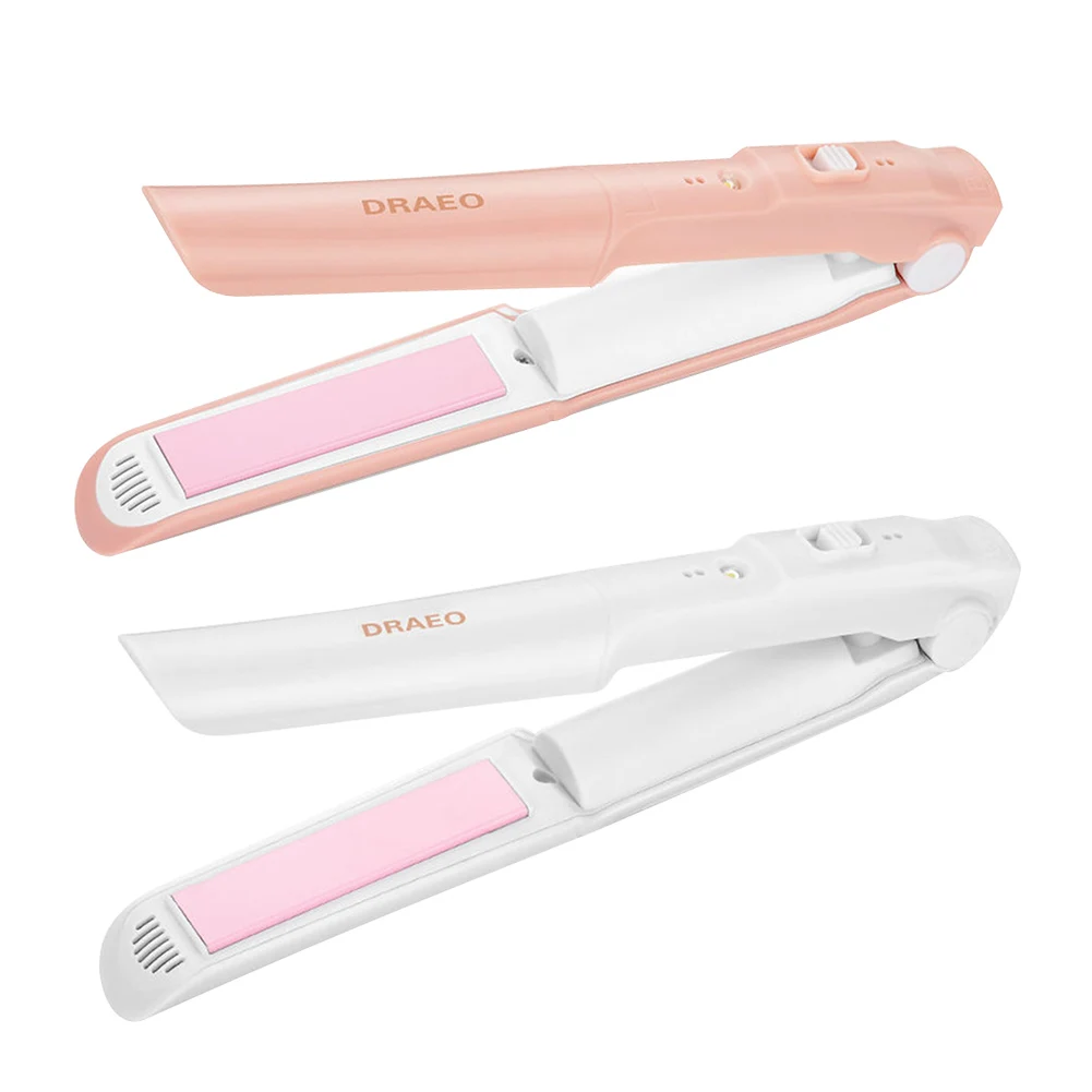 

USB перезаряжаемый портативный выпрямитель для волос пушистые волны гофрированный плойка Профессиональный мини выпрямитель для волос утюж...