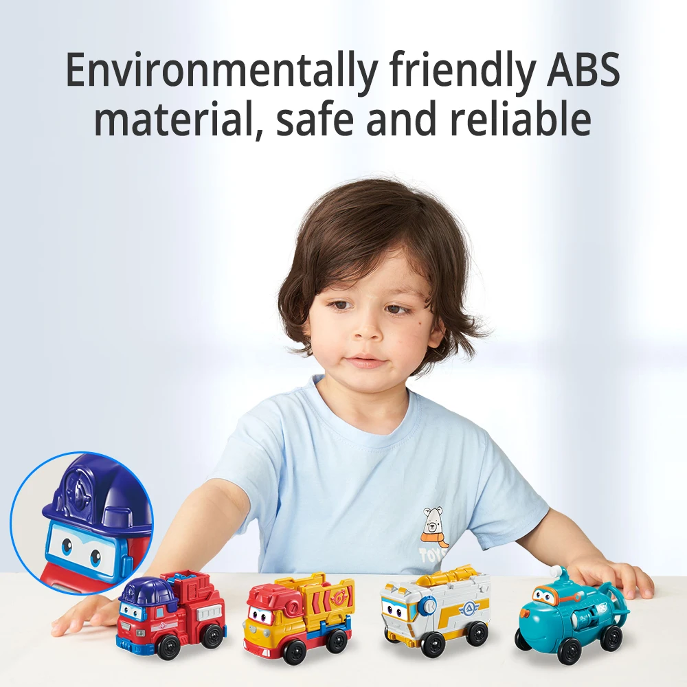 Экшн-фигурки супер крылья 4 мини-команды робот трансформирующие боты