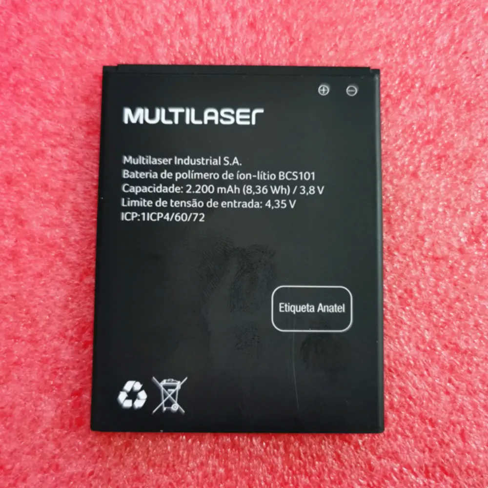 

Аккумулятор 3,8 в 2200 мАч для сотового телефона Multilaser BCS101