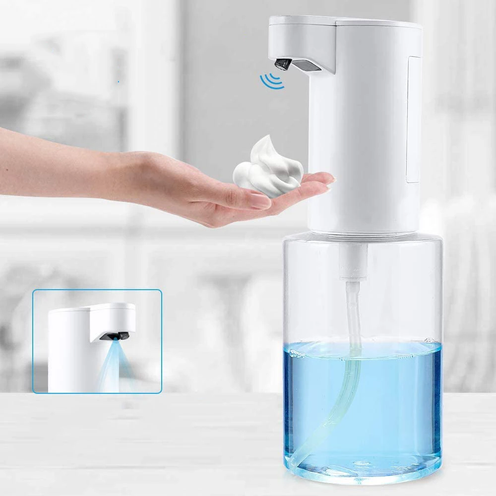 

Бесконтактный автоматический диспенсер для мыла, 150/350/500 мл, USB Инфракрасный индукционный диспенсер для рук, дезинфицирующее средство для ру...
