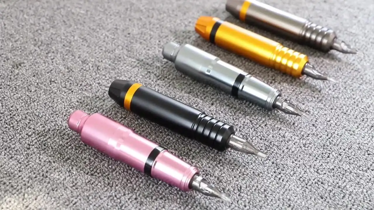 

Modern style Coreless motor Complete accessories handmade tattoo machine