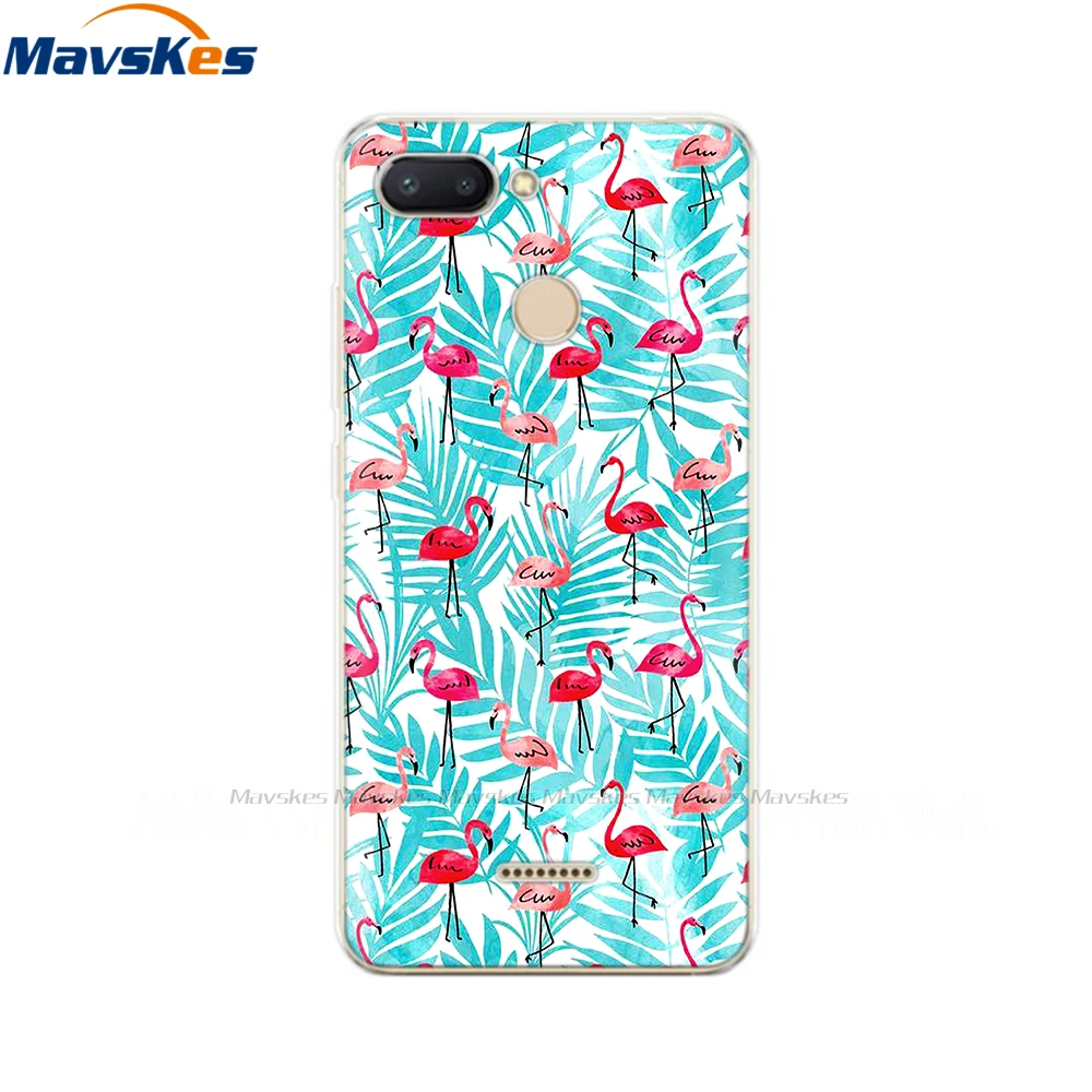 Silicone Phone Case for Redmi 6 Soft Clear Tpu Back Cover on For Xiaomi Redmi6 Bumper Hongmi Shell Bag Coque Fundas | Мобильные