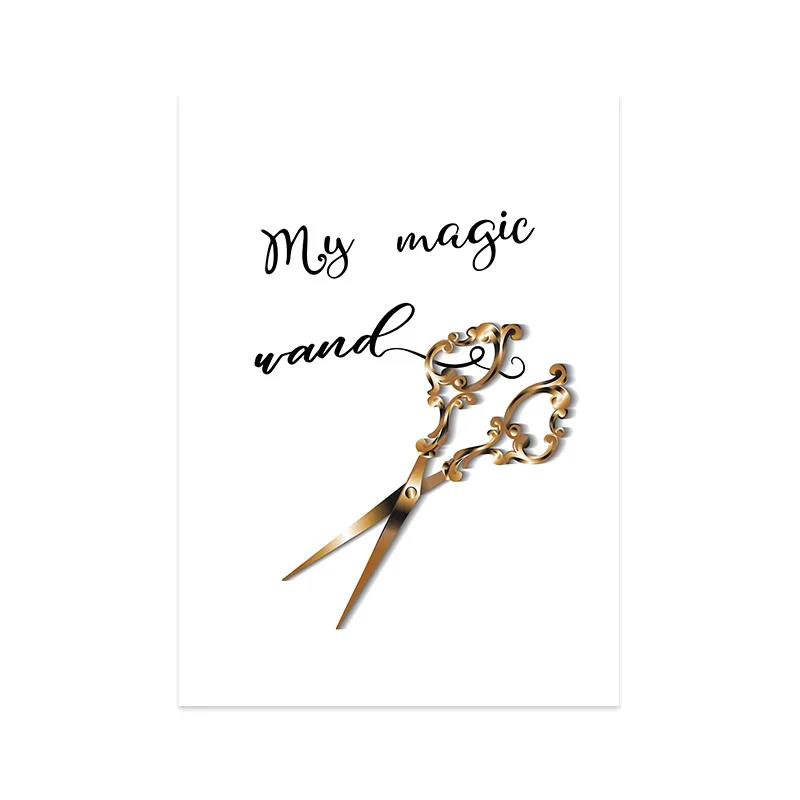 Новый скандинавский минималистичный модный постер для гостиной Парикмахерская