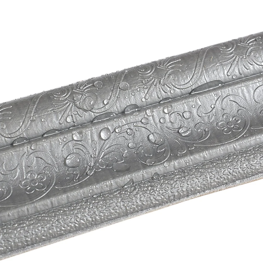 

3D Foam Wall Edge Stickers Self Adhesive Waterproof Wallpaper Border Wall Sticker Living Room Bedroom Decorations