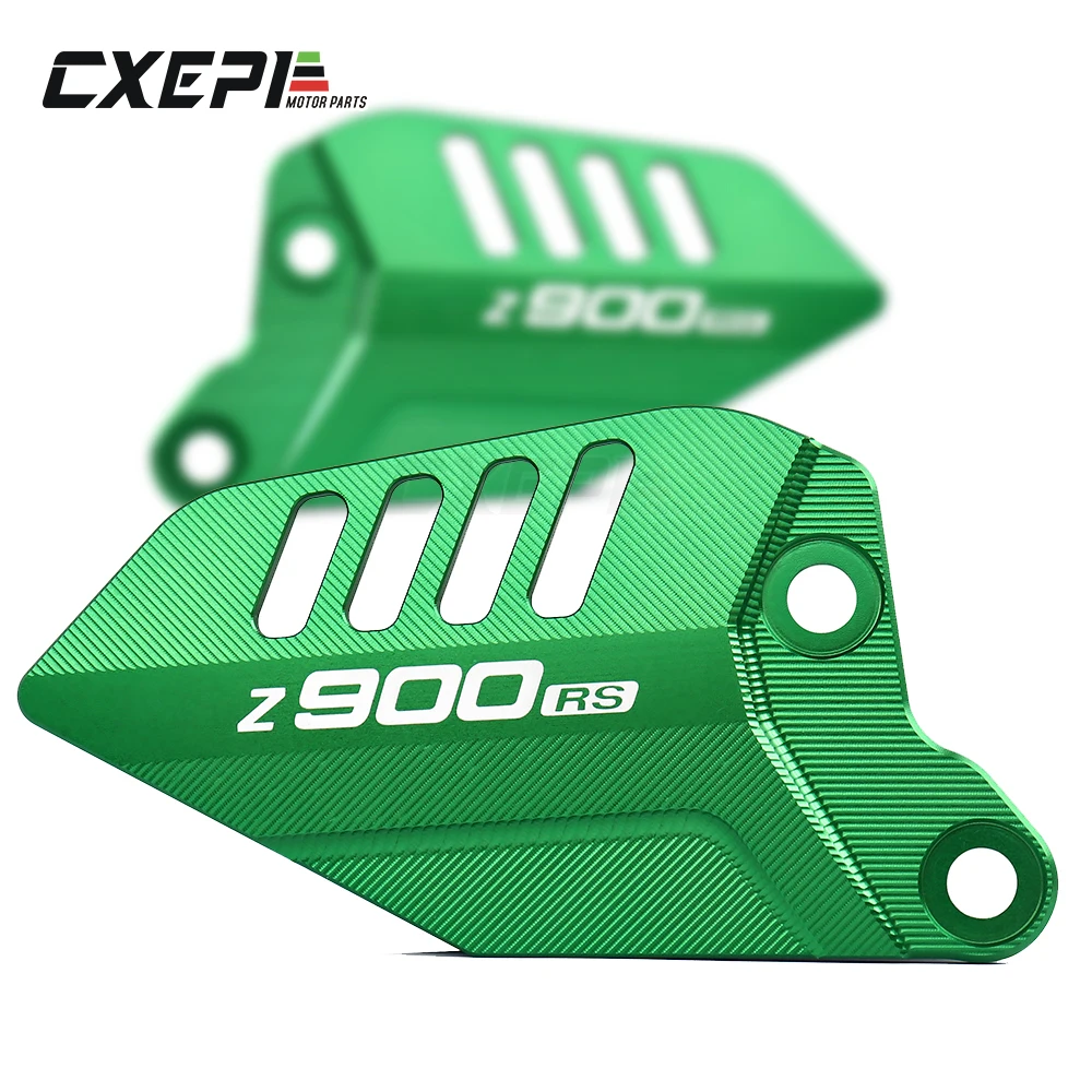

ЧПУ Алюминиевый сплав мотоциклетная Подножка для ног Комплект задних подножек защитная пластина для пятки для KAWASAKI Z900RS 2017 2018 2019 2020