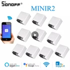 Беспроводной переключатель SONOFF MINIR2, Wi-Fi, двухсторонний переключатель сделай сам, автоматизация умного дома, поддержка EWeLink APP Alexa Google Home